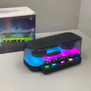 2024 Premium Z6 Transportable Bluetooth 5.0 Speaker with RGB LED Lights, USB and FM/TF Connectivity, Excessive Quantity Cool Gadget