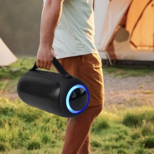 New Transportable Bluetooth Speaker with TWS Tremendous Bass Subwoofer and LED Gentle – Wi-fi Audio Expertise